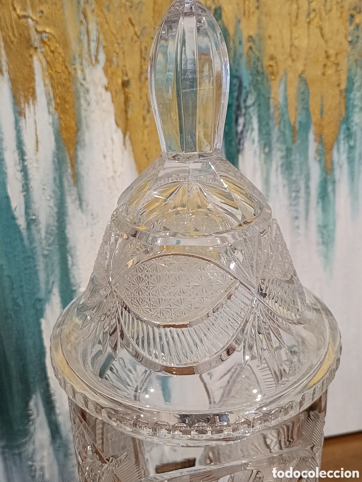 Antig&uuml;edades: Bombonera de cristal - Foto 4