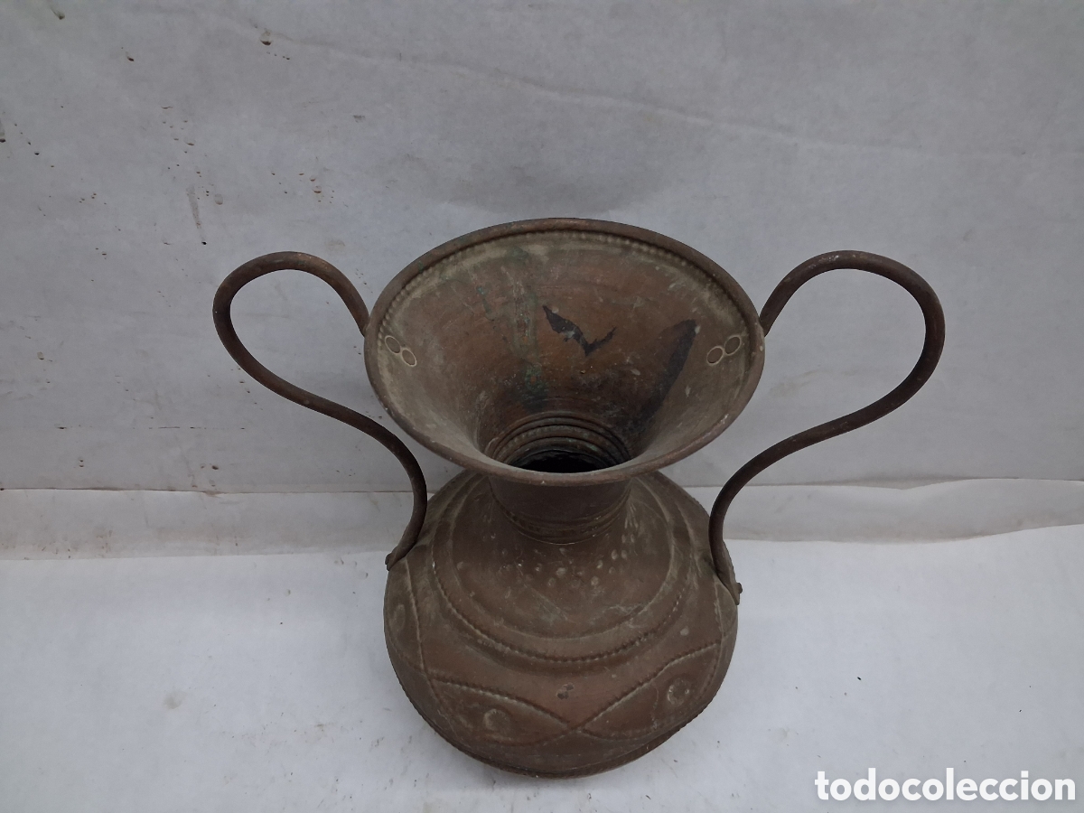 Antig&uuml;edades: Jarr&oacute;n de cobre o lat&oacute;n - Foto 3