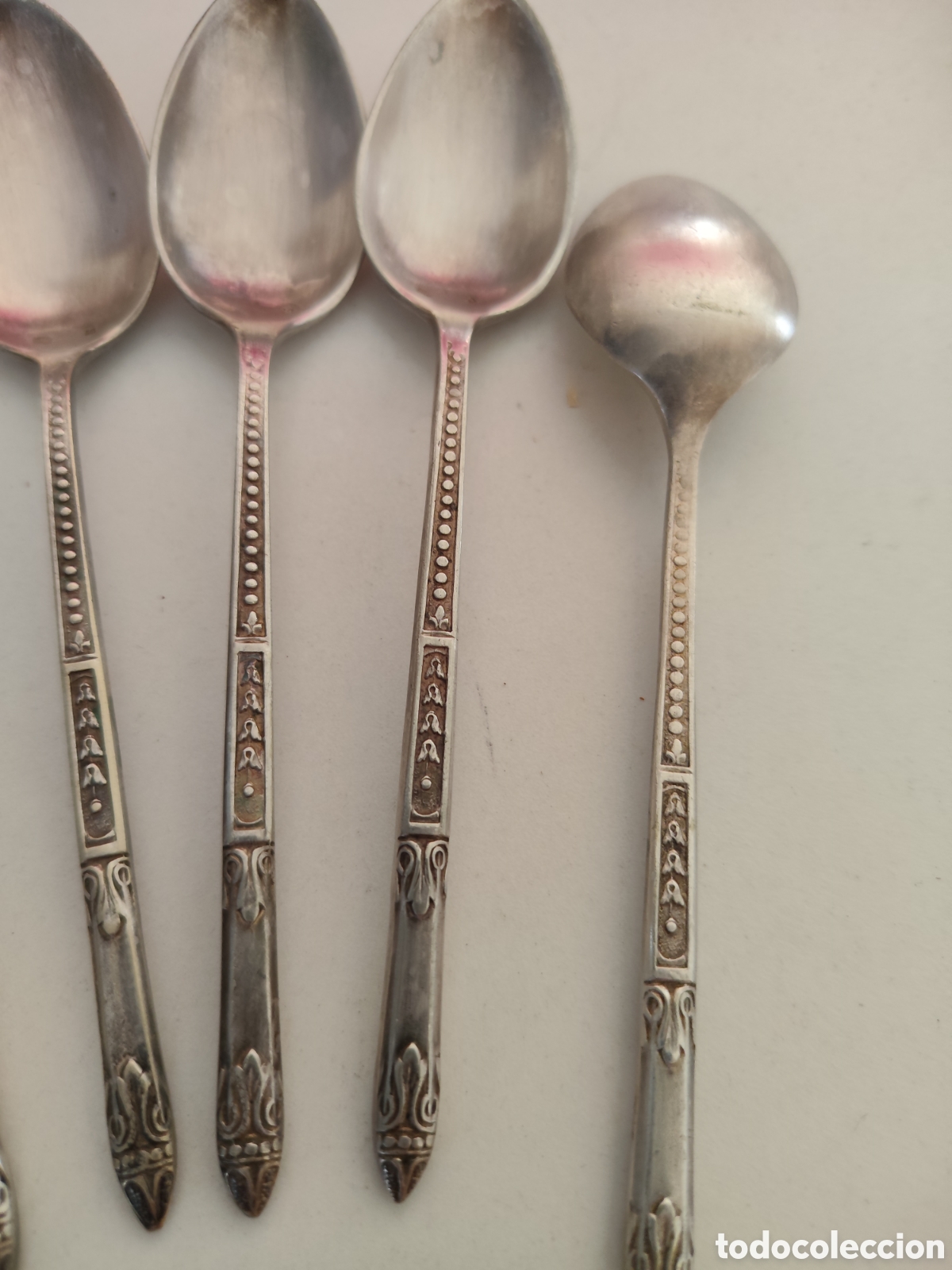 Antig&uuml;edades: Cucharillas de alpaca - Foto 3