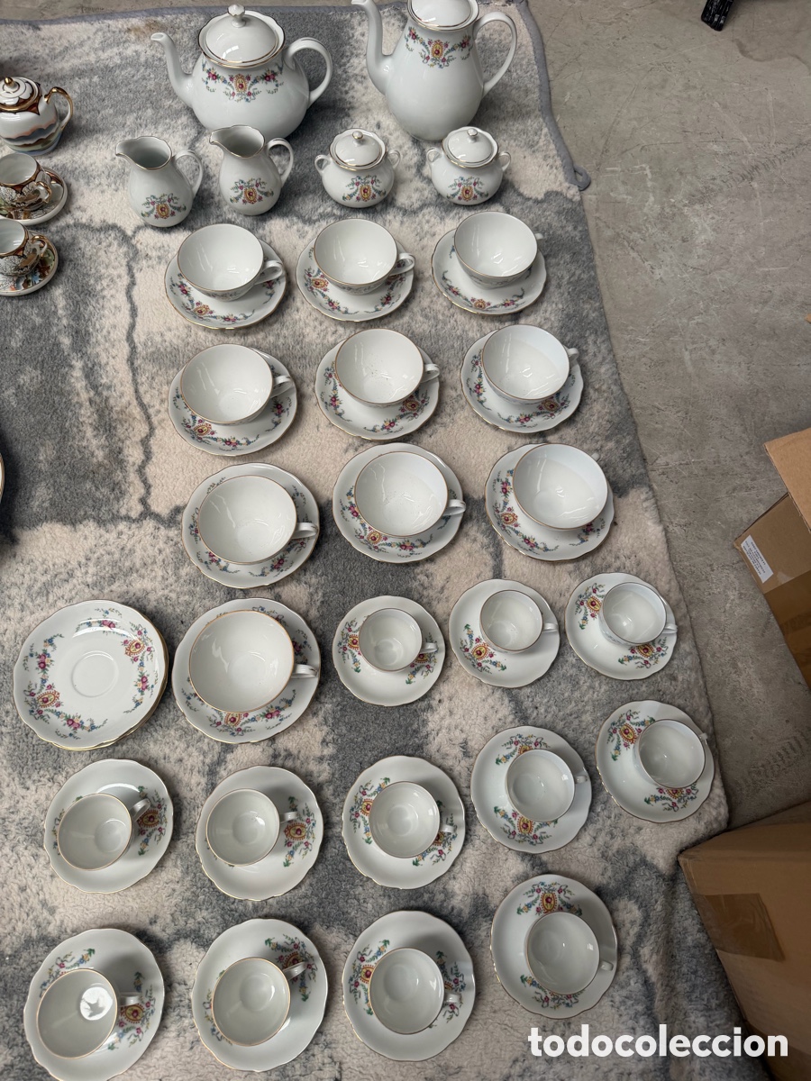 Antig&uuml;edades: Juego Caf&eacute;/T&eacute; Bohemia 12 pzs
