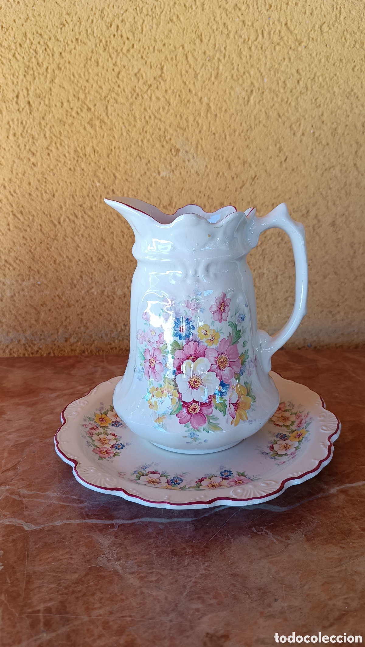 Antig&uuml;edades: Lavabo vintage de porcelana
