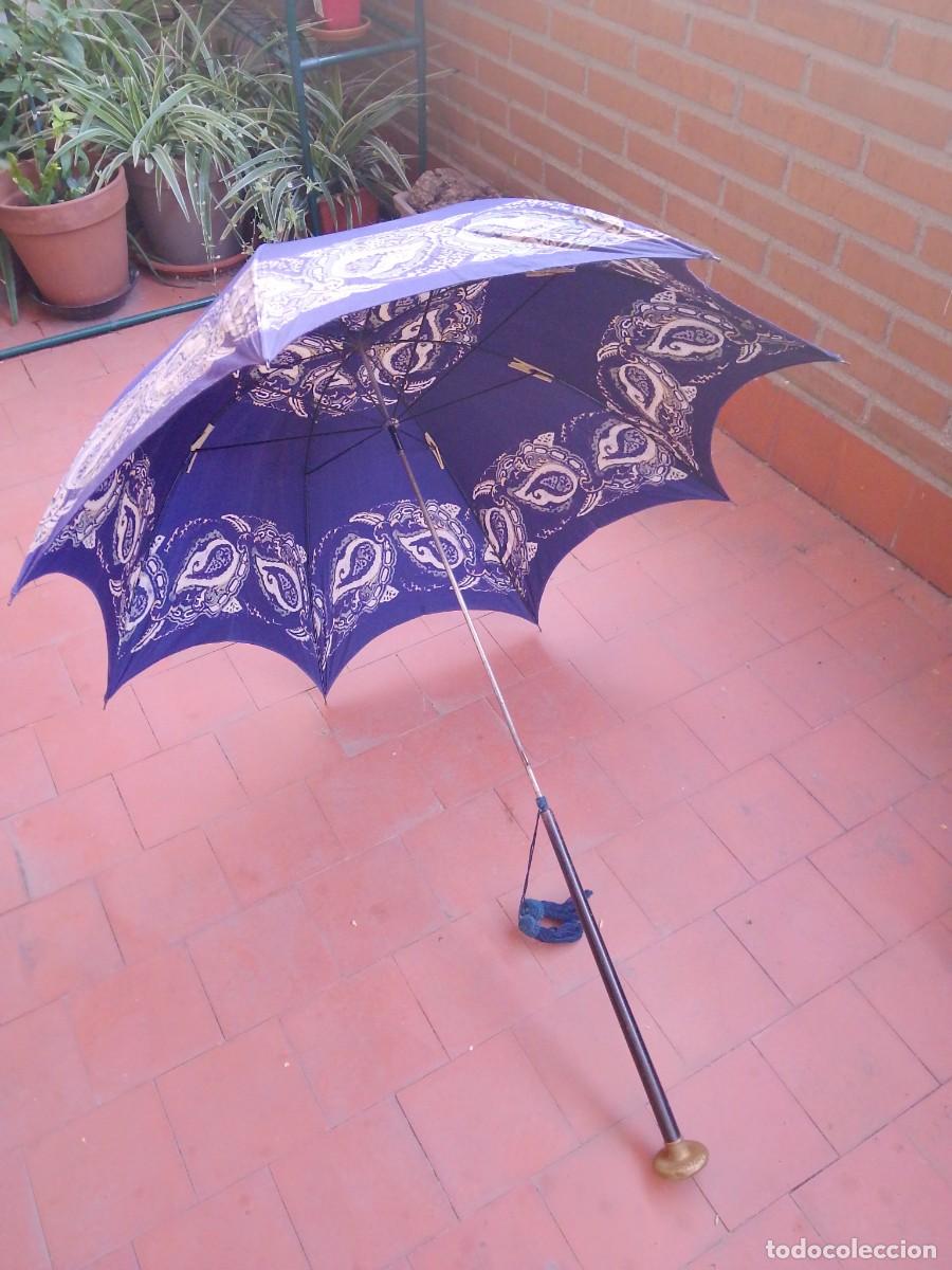 Antig&uuml;edades: Sombrilla violeta a&ntilde;os 20-30