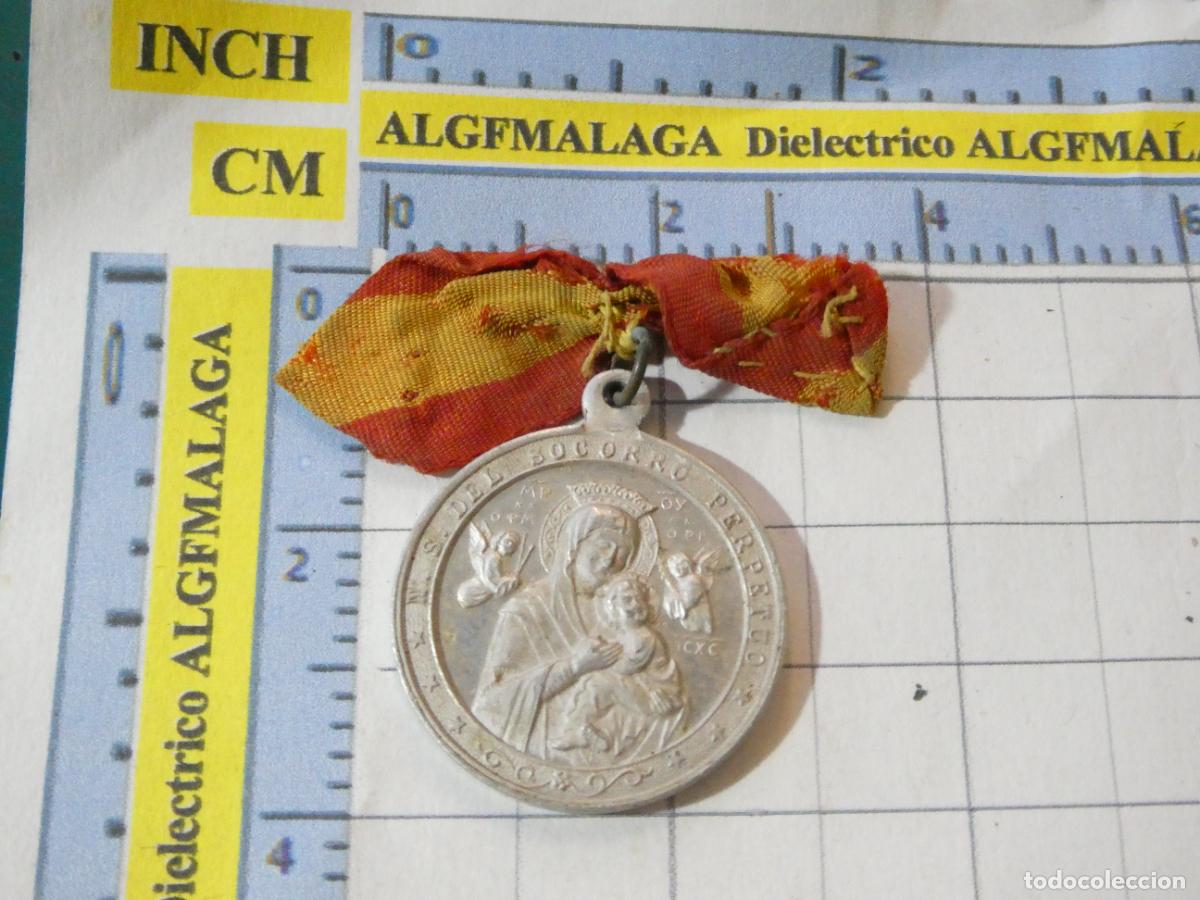 Antig&uuml;edades: ANTIGUA MEDALLA MEDALLITA RELIGIOSA. NUESTRA SE&Ntilde;ORA DEL PERPETUO SOCORRO