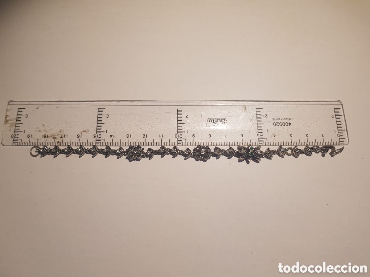 Antig&uuml;edades: #1261 Pulsera plata de ley 925 - Foto 2