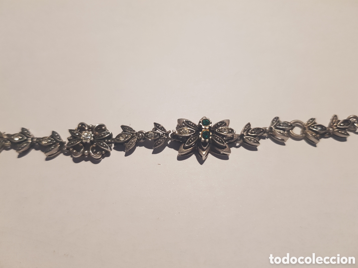 Antig&uuml;edades: #1261 Pulsera plata de ley 925 - Foto 3
