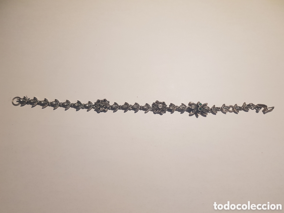 Antig&uuml;edades: #1261 Pulsera plata de ley 925 - Foto 1