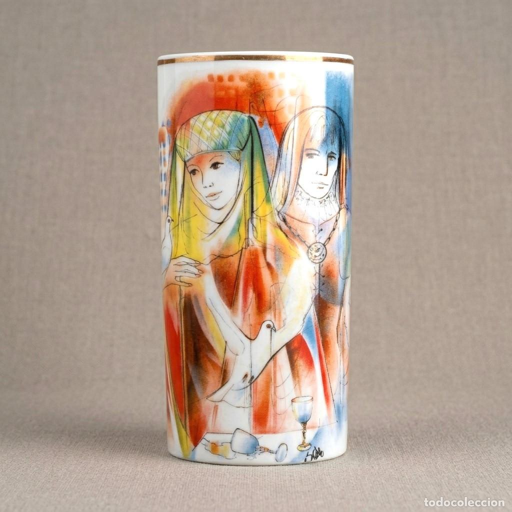 Antiquit&eacute;s: Jarr&oacute;n Porcelana Limoges &rdquo;Trist&aacute;n e Isolda&rdquo; - Georges Boyer 1984 - Edici&oacute;n Conmemorativa