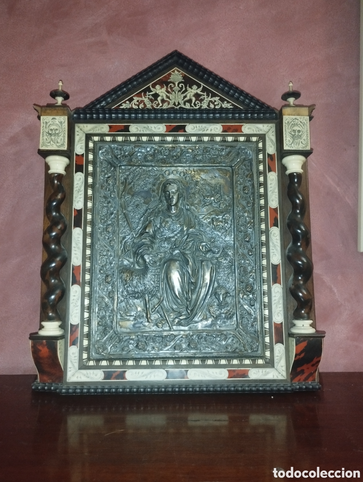 Antig&uuml;edades: Relieve en metal repujado - Foto 1