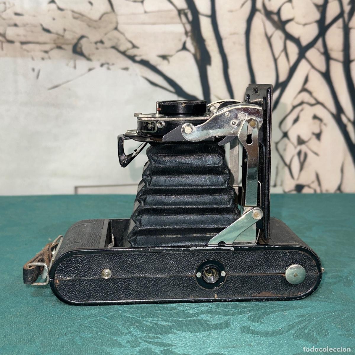 Antig&uuml;edades: C&aacute;mara Plegable Antigua - Foto 3