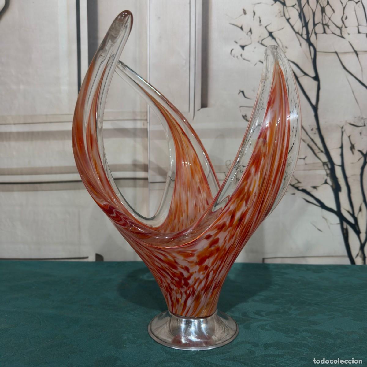 Antig&uuml;edades: Cuenco de cristal estilo Murano de Viartec