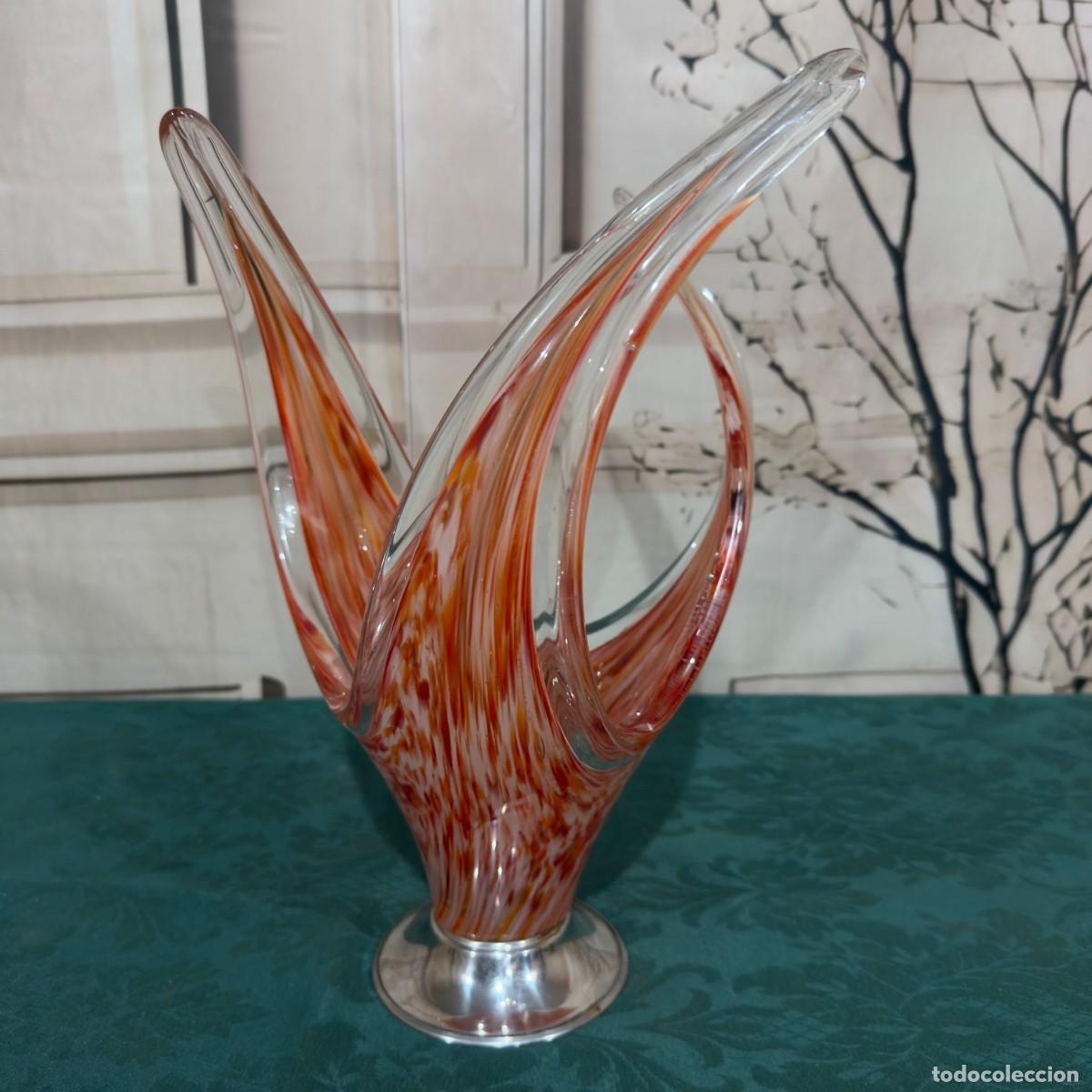 Antig&uuml;edades: Cuenco de cristal estilo Murano de Viartec - Foto 5