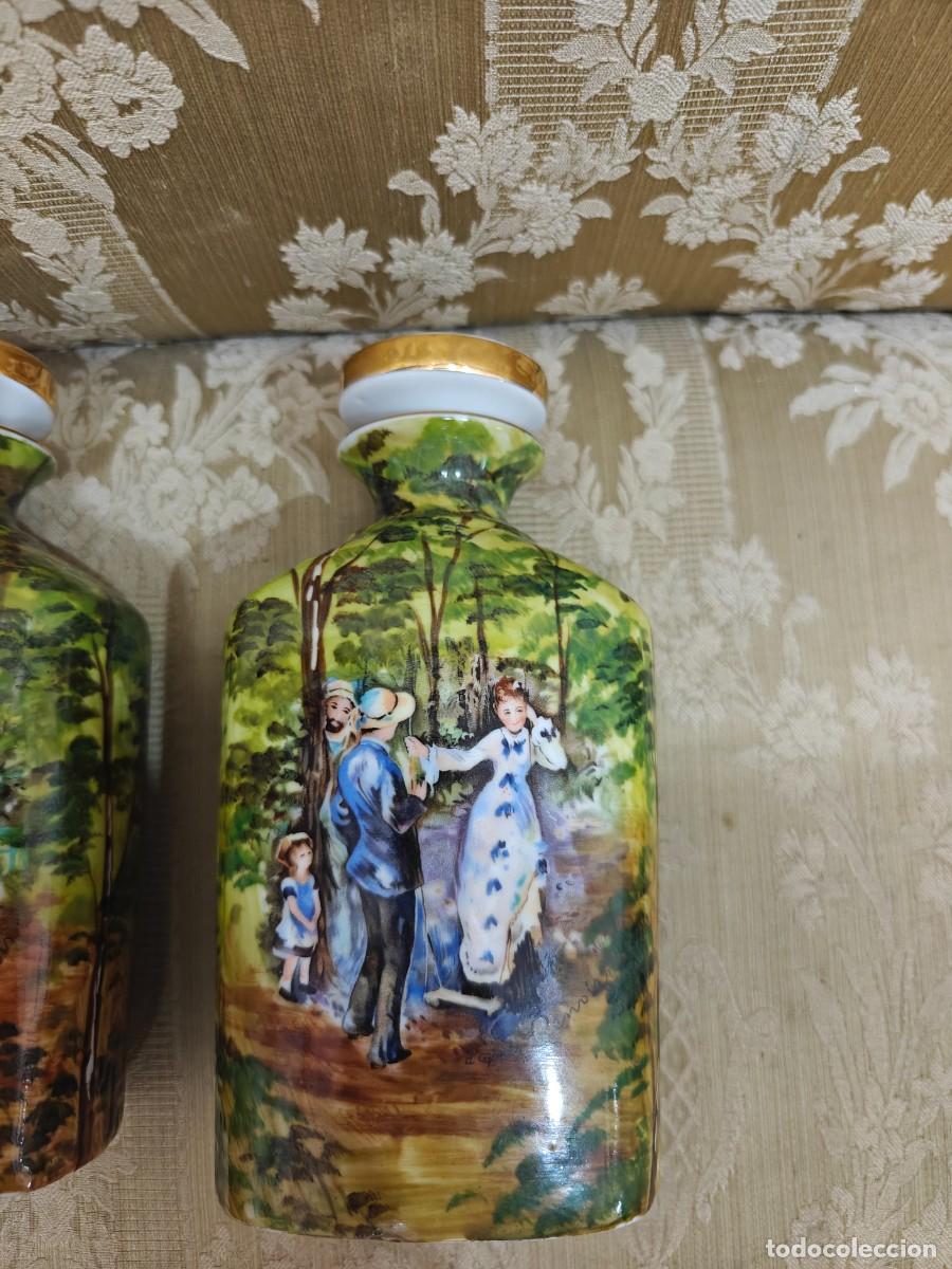 Antig&uuml;edades: Pareja de botellas de porcelana - Foto 4