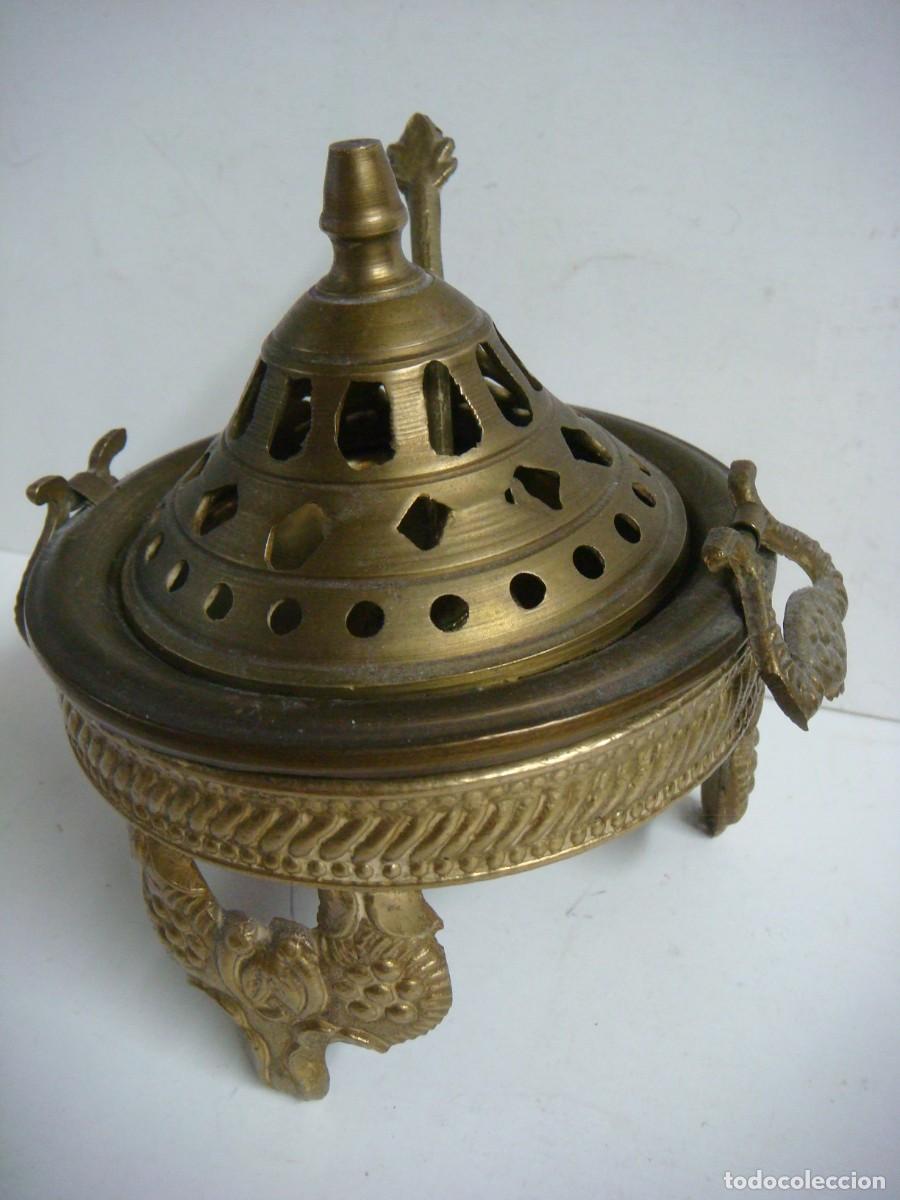Antig&uuml;edades: BRASERO ANTIGUO EN BRONCE-N&ordm;-100