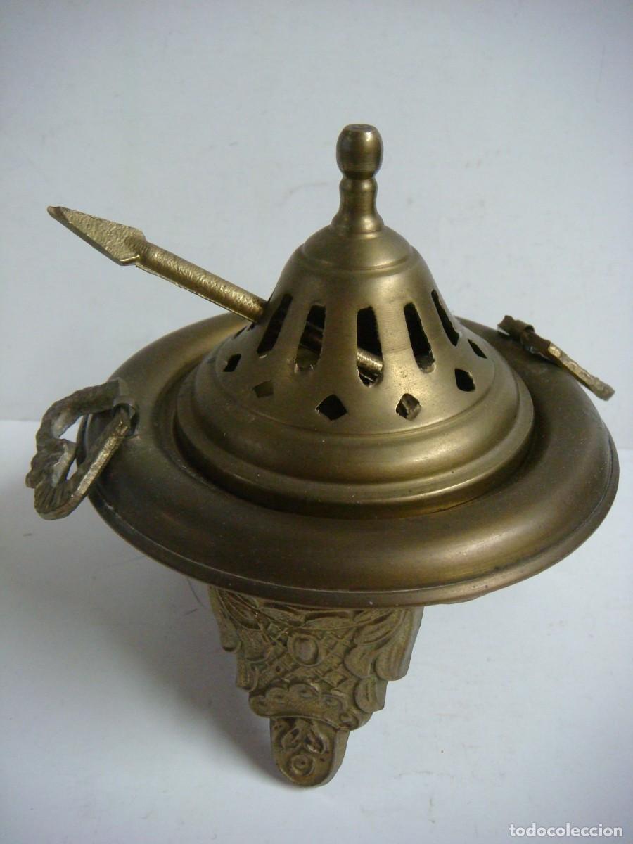 Antig&uuml;edades: BRASERO ANTIGUO EN BRONCE-N&ordm;-101 - Foto 2