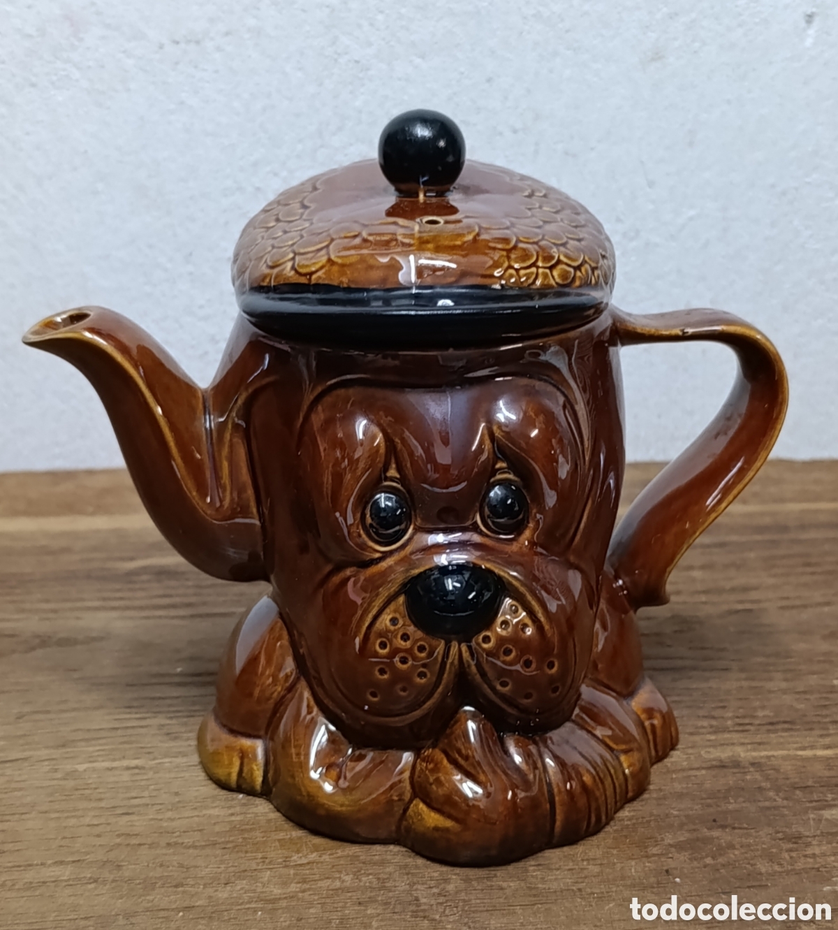 Antig&uuml;edades: MUY BONITA TETERA INGLESA CON FORMA DE PERRO DE CER&Aacute;MICA PRICE & KESINGTON.