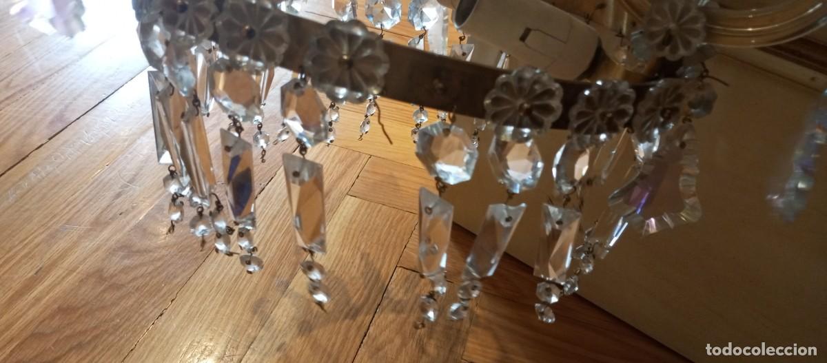 Antig&uuml;edades: Lampara de techo de cristal de bohemia - Foto 4