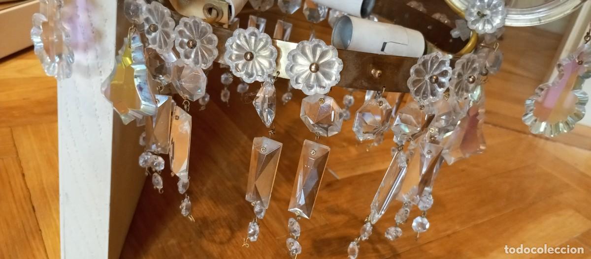 Antig&uuml;edades: Lampara de techo de cristal de bohemia - Foto 5