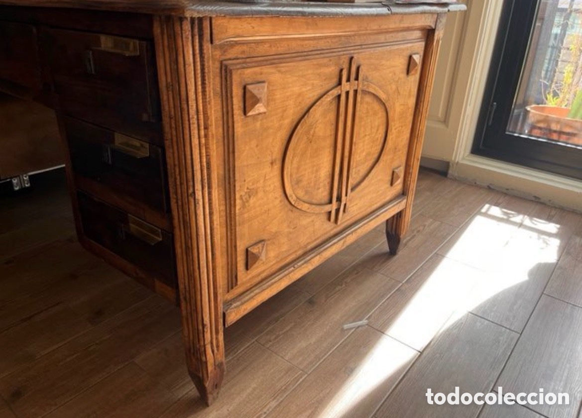 Antig&uuml;edades: Escritorio antiguo madera roble - Foto 3