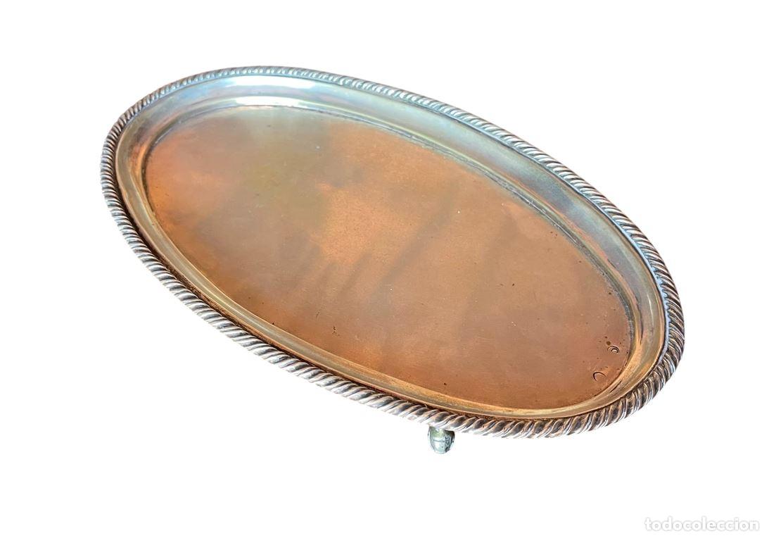 Antig&uuml;edades: ANTIGUA BANDEJA O LIMOSNERA DE PLATA. PLATA. ESPA&Ntilde;A. SIGLOS XVIII-XIX.