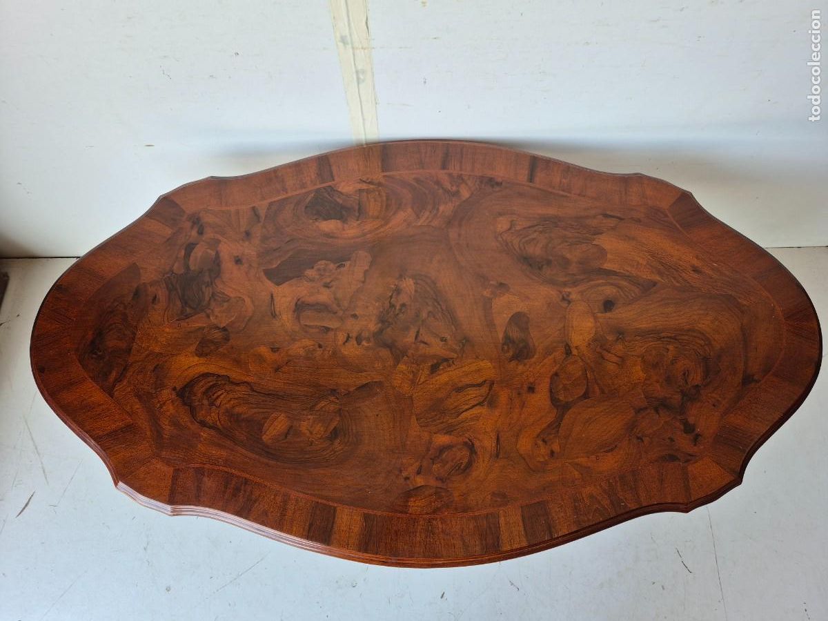 Antig&uuml;edades: Decorativa Mesa de Centro - Ra&iacute;z y Talla de Madera - Foto 2