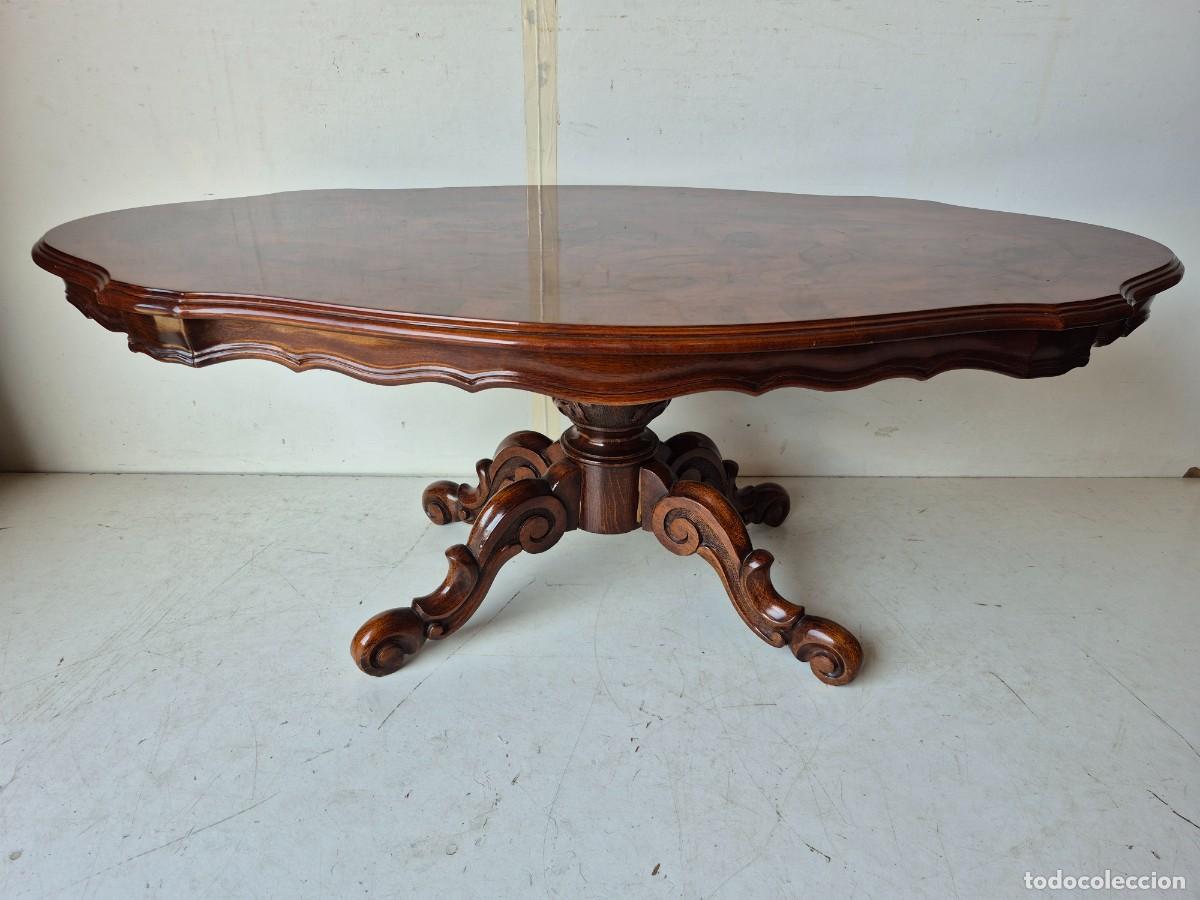 Antig&uuml;edades: Decorativa Mesa de Centro - Ra&iacute;z y Talla de Madera - Foto 3