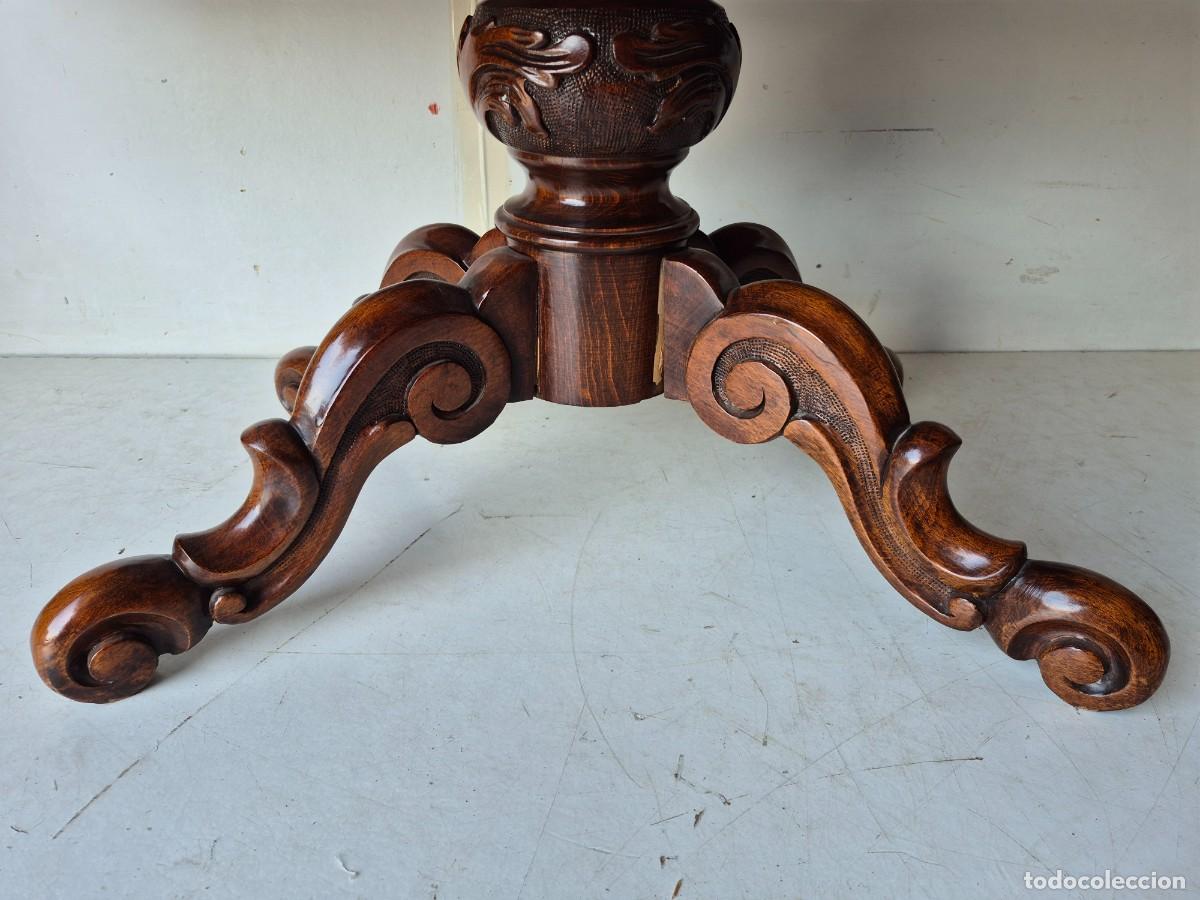 Antig&uuml;edades: Decorativa Mesa de Centro - Ra&iacute;z y Talla de Madera - Foto 5