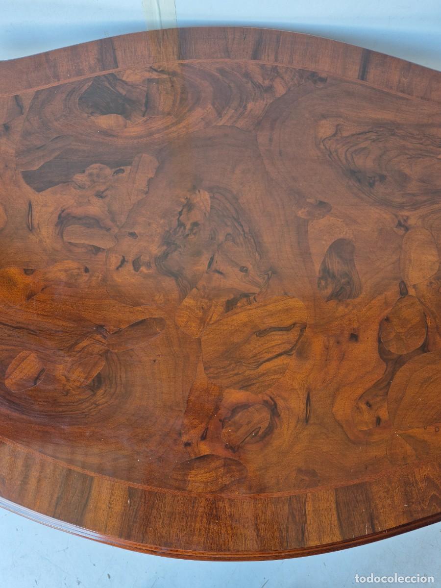 Antig&uuml;edades: Decorativa Mesa de Centro - Ra&iacute;z y Talla de Madera - Foto 9