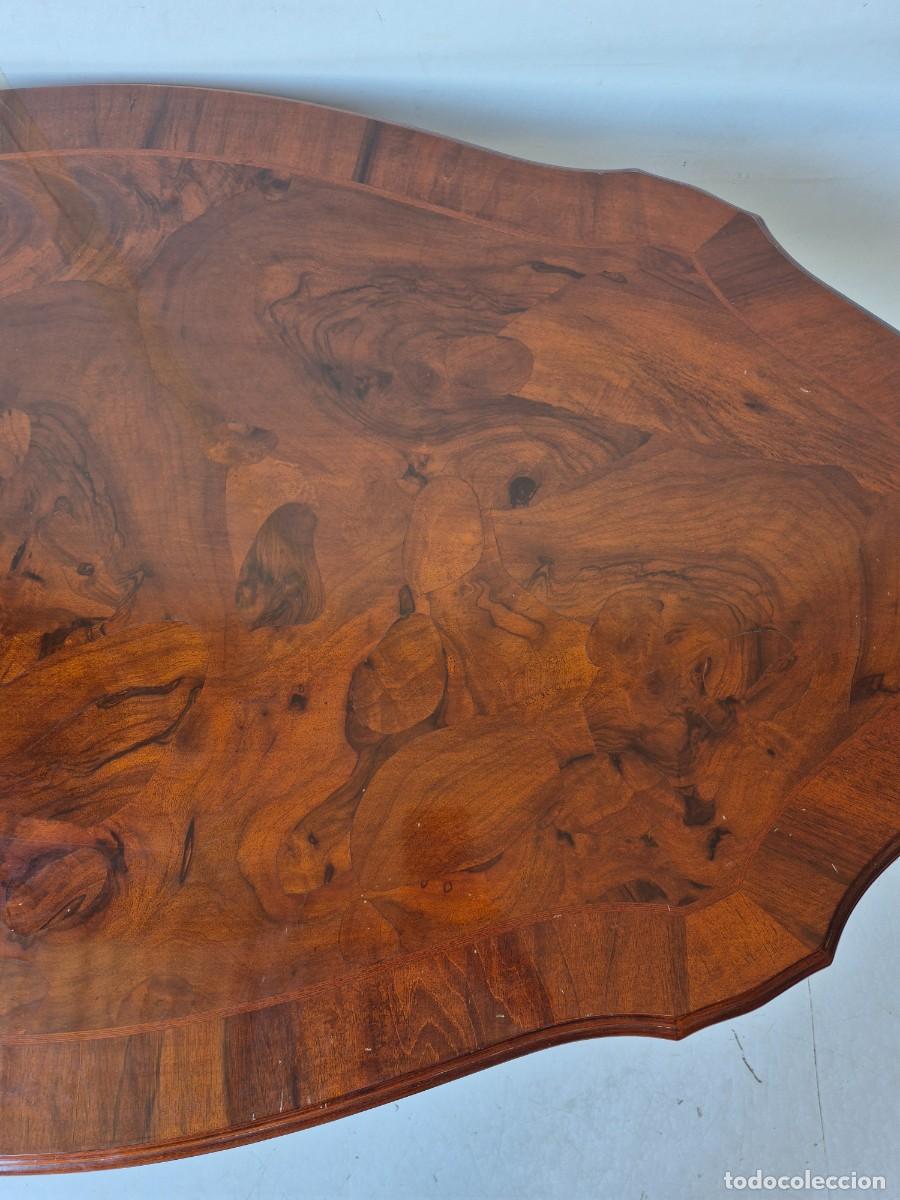 Antig&uuml;edades: Decorativa Mesa de Centro - Ra&iacute;z y Talla de Madera - Foto 10