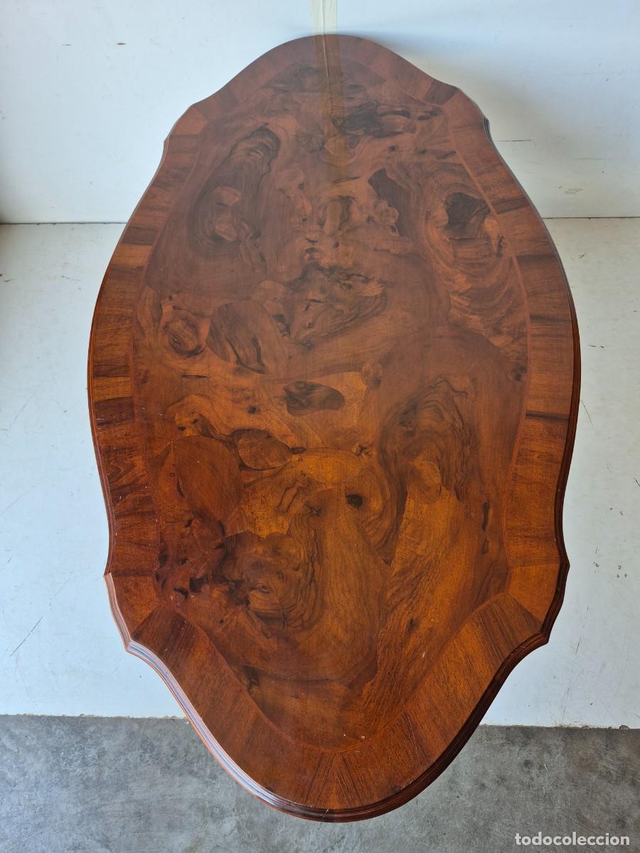 Antig&uuml;edades: Decorativa Mesa de Centro - Ra&iacute;z y Talla de Madera - Foto 12