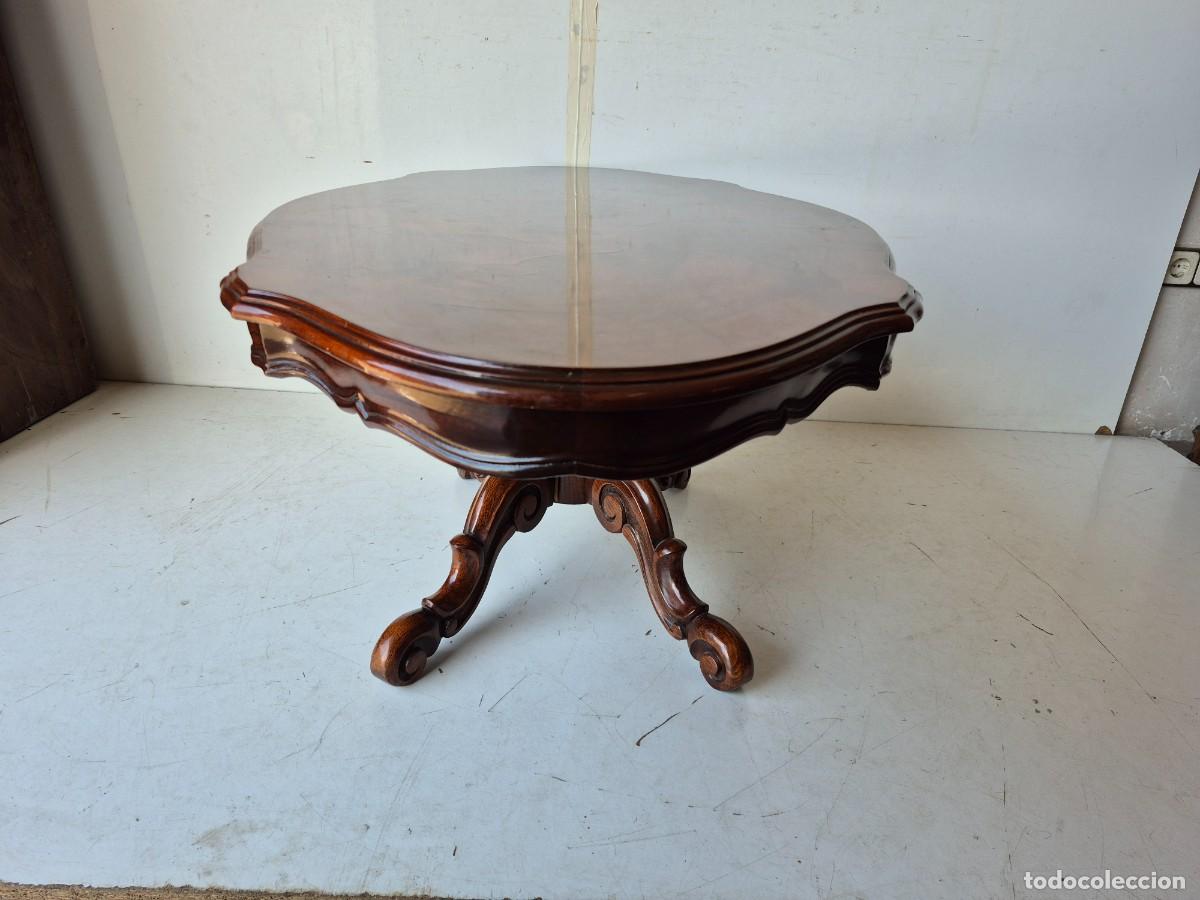 Antig&uuml;edades: Decorativa Mesa de Centro - Ra&iacute;z y Talla de Madera - Foto 14