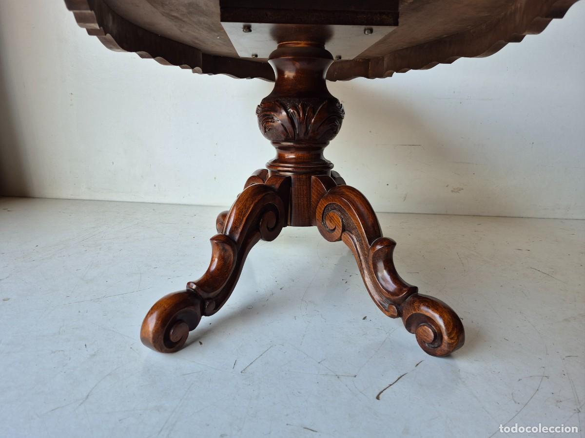 Antig&uuml;edades: Decorativa Mesa de Centro - Ra&iacute;z y Talla de Madera - Foto 15