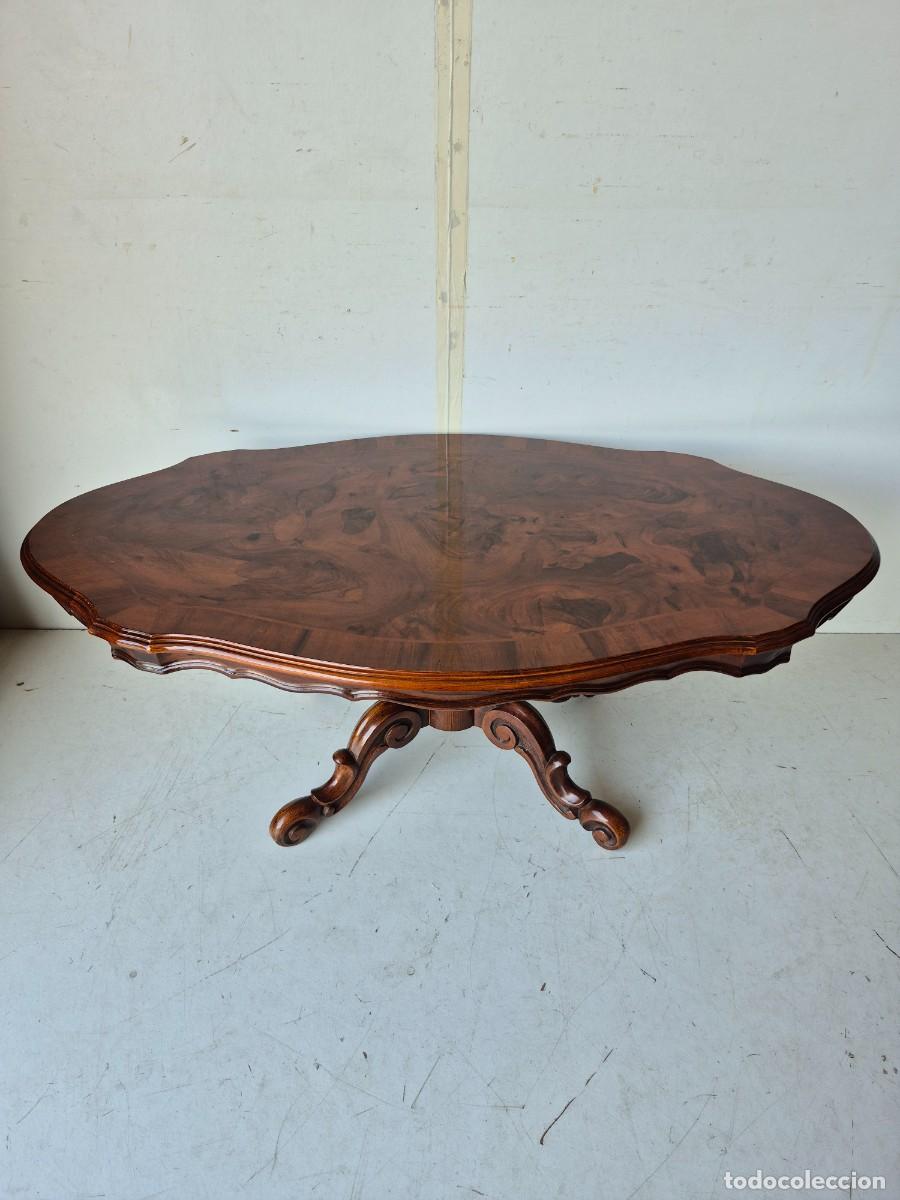 Antig&uuml;edades: Decorativa Mesa de Centro - Ra&iacute;z y Talla de Madera - Foto 16