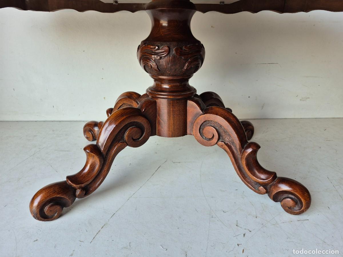 Antig&uuml;edades: Decorativa Mesa de Centro - Ra&iacute;z y Talla de Madera - Foto 18