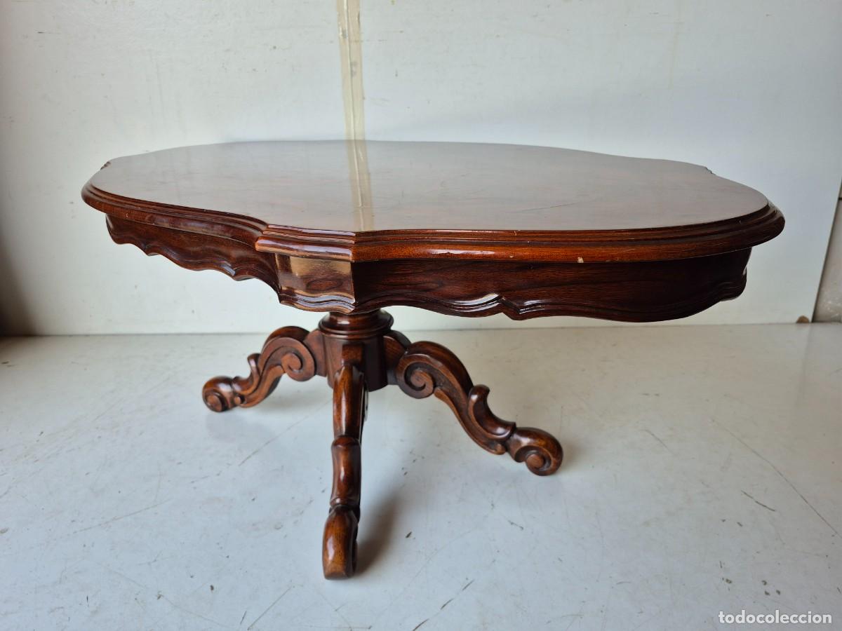 Antig&uuml;edades: Decorativa Mesa de Centro - Ra&iacute;z y Talla de Madera - Foto 24