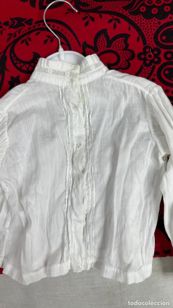 Antig&uuml;edades: Antigua camisa de ni&ntilde;a - Foto 2