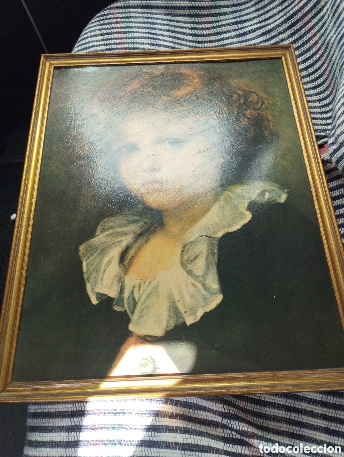 Antig&uuml;edades: Cuadro imagen de un ni&ntilde;o - Foto 1