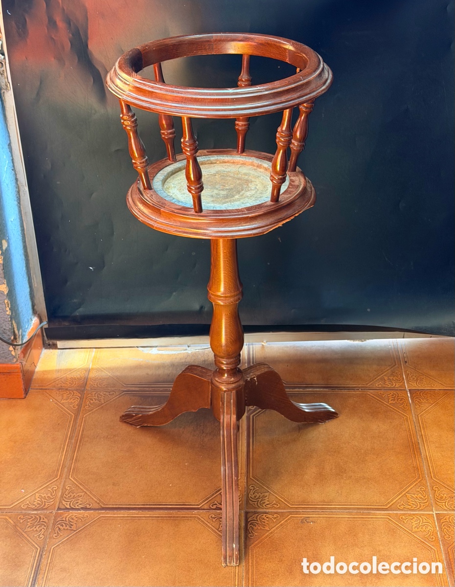 Antig&uuml;edades: Antigua Jardinera de Madera - Foto 4
