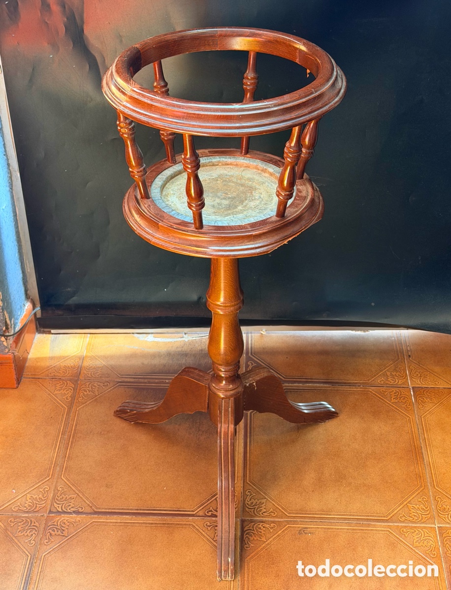 Antig&uuml;edades: Antigua Jardinera de Madera - Foto 5