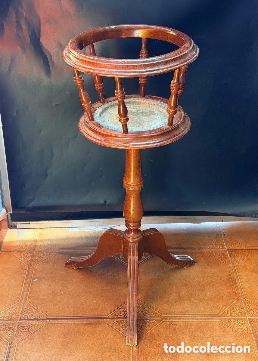 Antig&uuml;edades: Antigua Jardinera de Madera - Foto 7