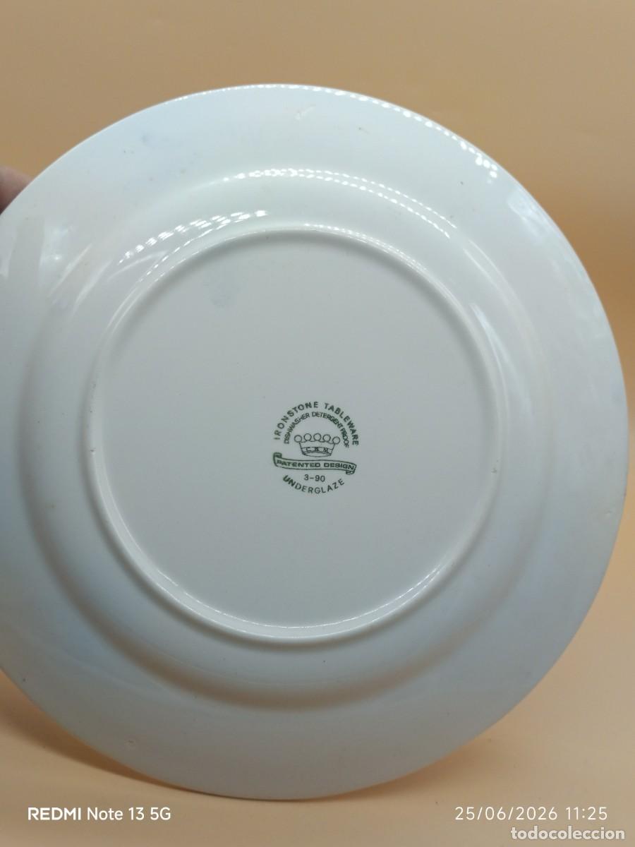 Antig&uuml;edades: PLATO IRONSTONE TABLEWARE 29 CTMS - Foto 2