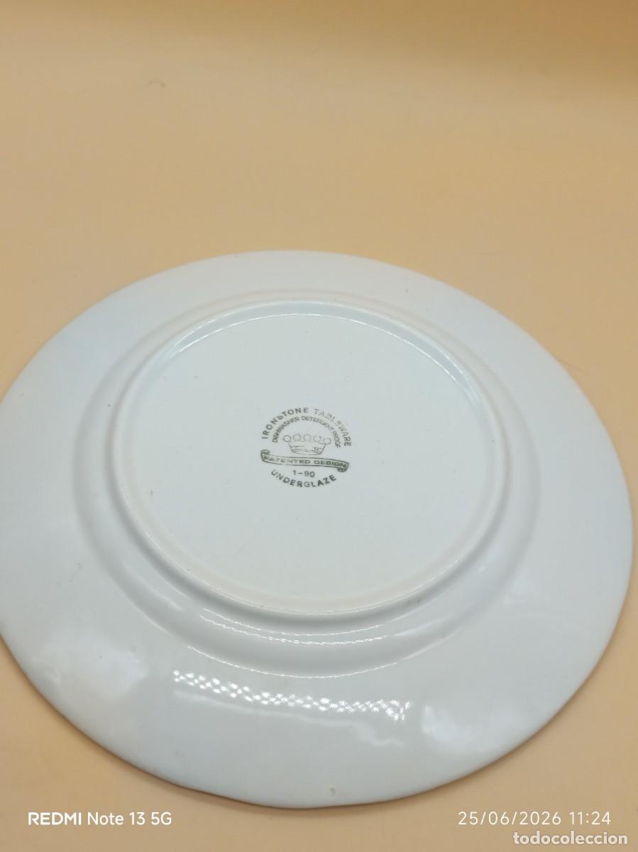 Antig&uuml;edades: PLATO IRONSTONE TABLEWARE 24 CTMS - Foto 2