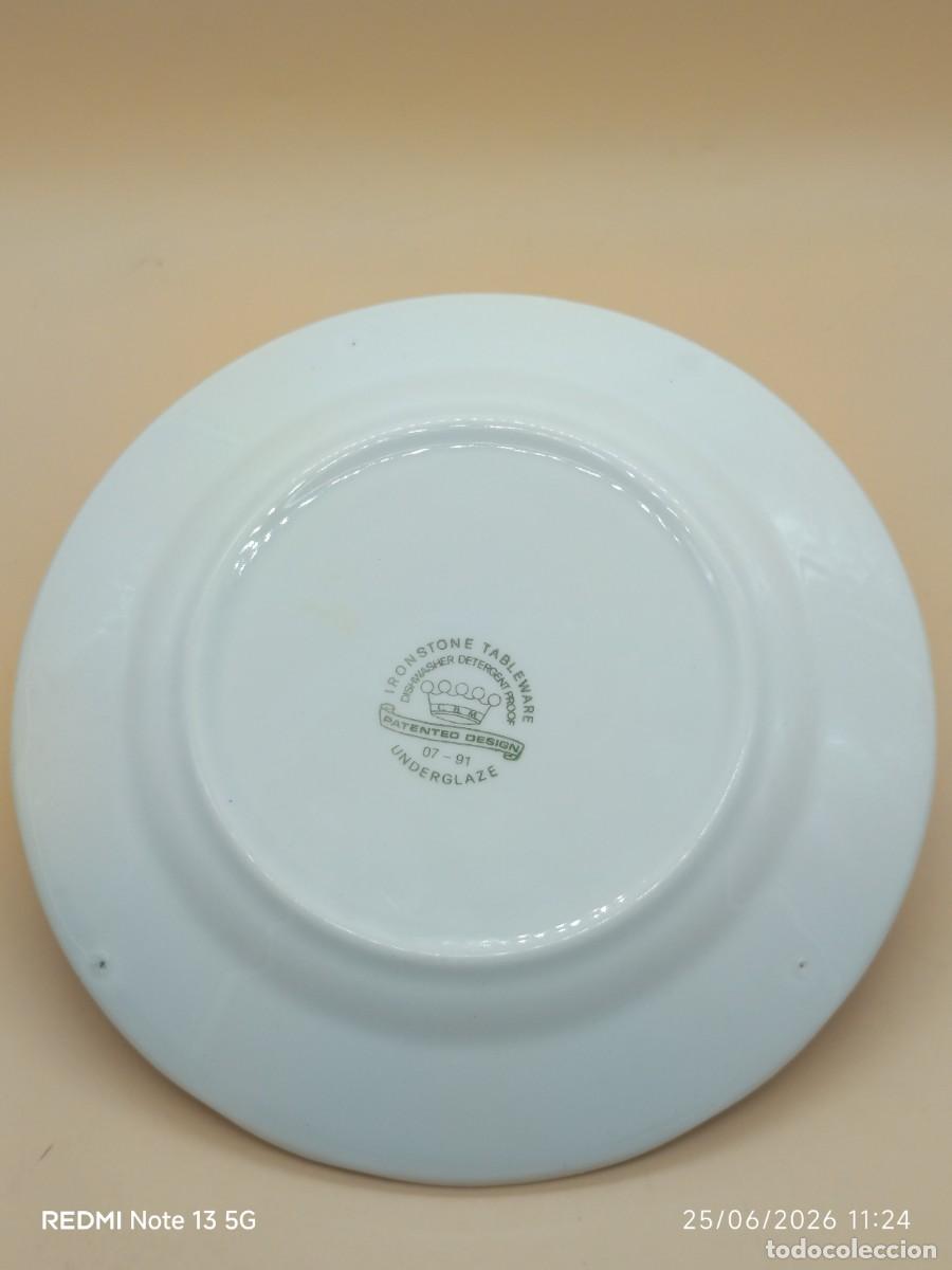 Antig&uuml;edades: PLATO IRONSTONE TABLEWARE 20 CTMS - Foto 2