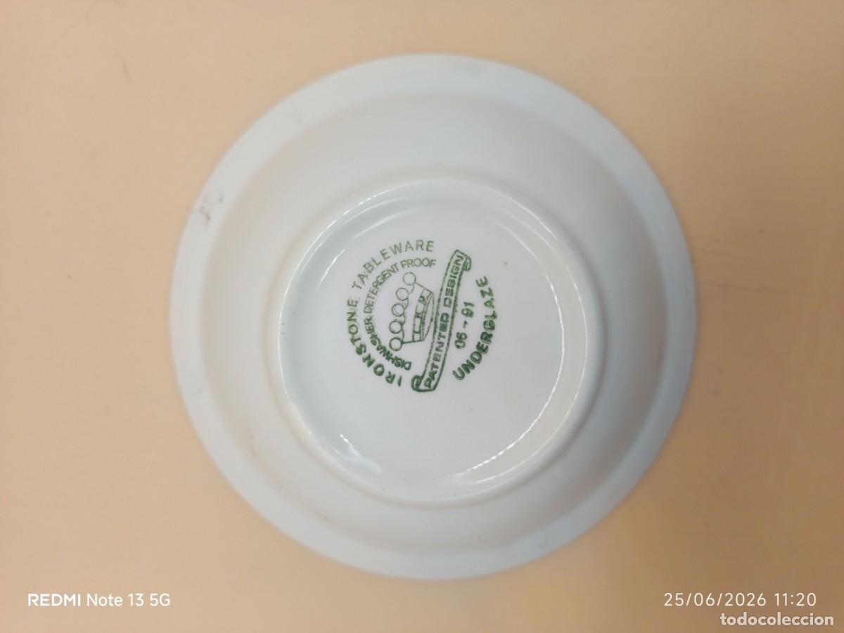 Antig&uuml;edades: CUENCO IRONSTONE TABLEWARE 14 CTMS - Foto 3