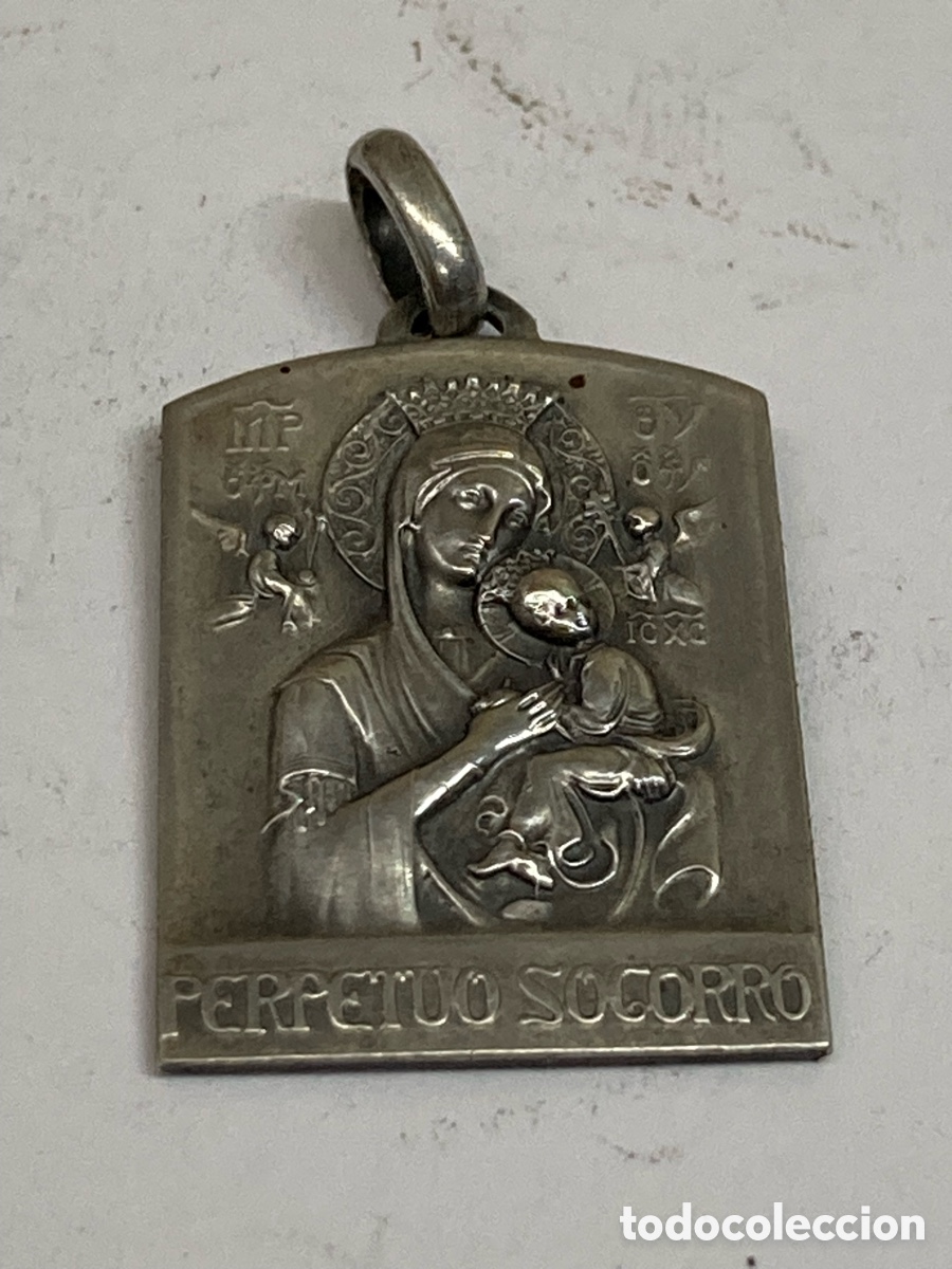 Antig&uuml;edades: Medalla de plata religiosa C617