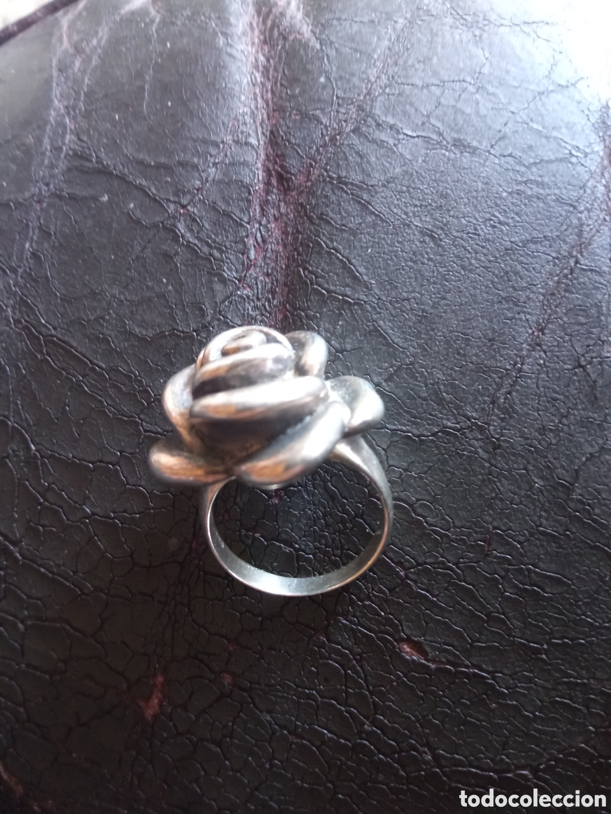 Antig&uuml;edades: Bonito anillo de plata, forma de flor - Foto 7