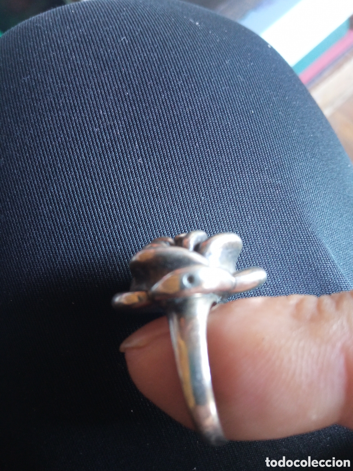 Antig&uuml;edades: Bonito anillo de plata, forma de flor - Foto 11