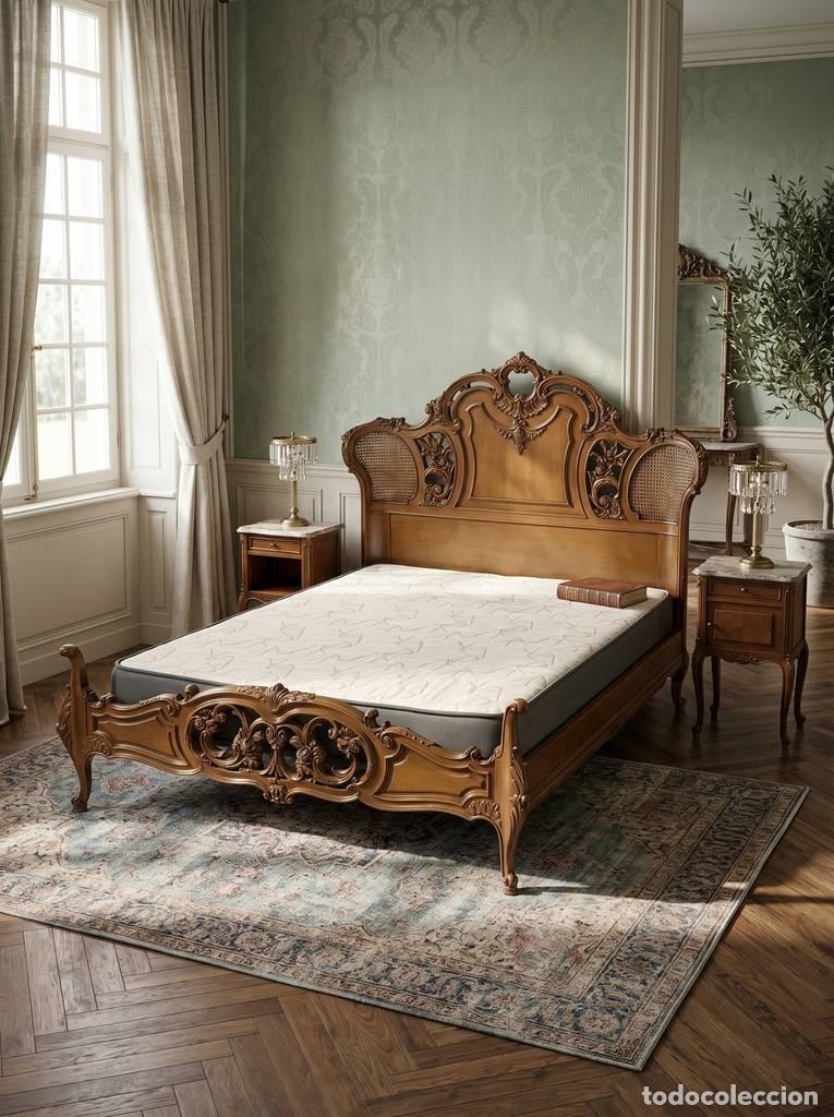 Antiguidades: ESTRUCTURA DE CAMA 135CM
