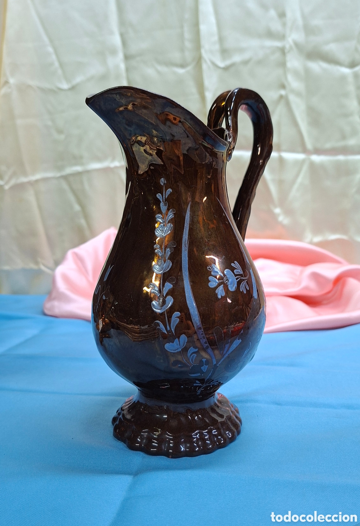 Antig&uuml;edades: Jarra de lustre Siglo XIX - Foto 6