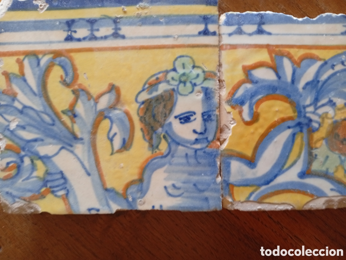 Antig&uuml;edades: Azulejos renacentistas piezas de museo
