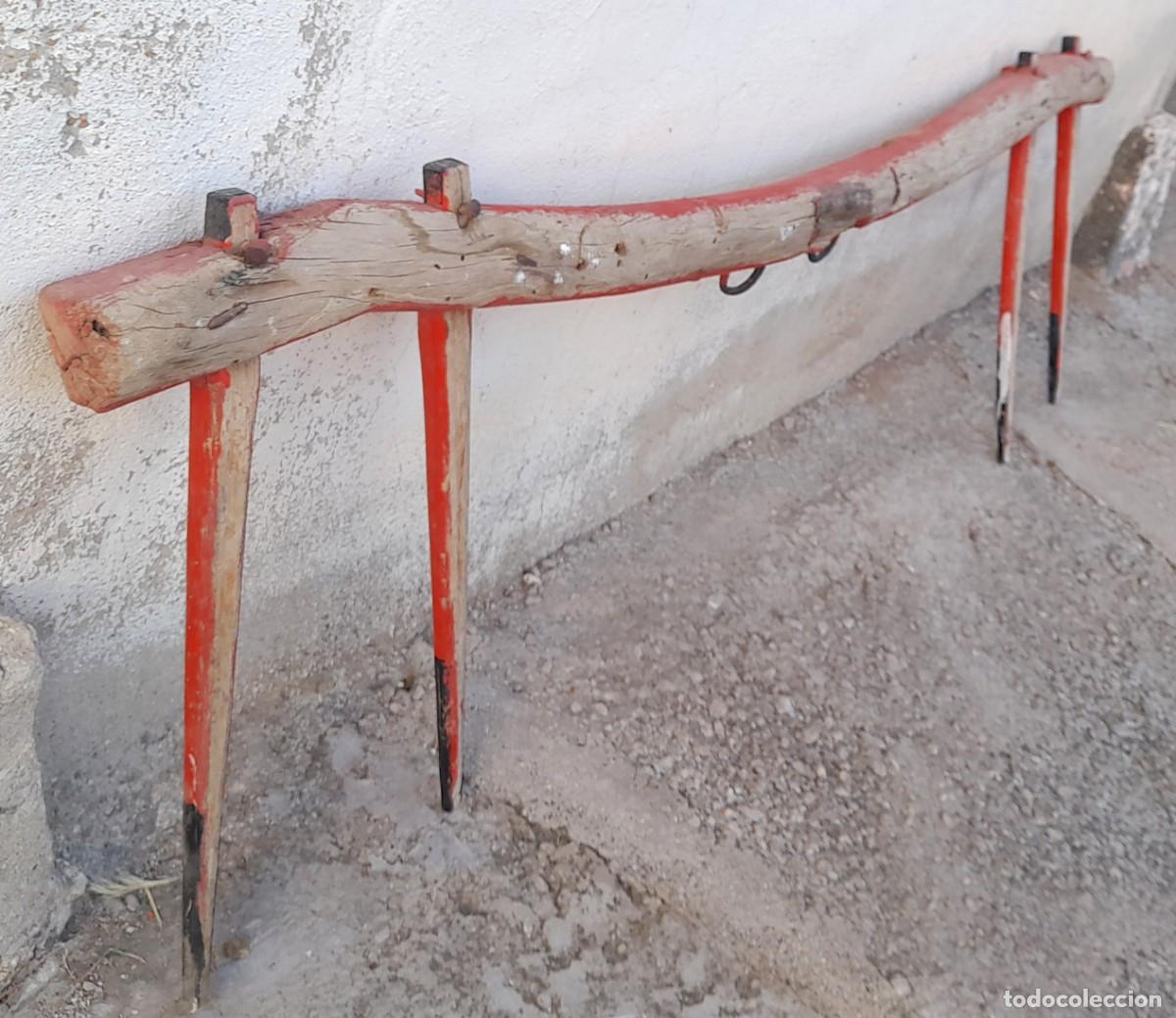 Antig&uuml;edades: Yugo de mulas antiguo doble tiro - Foto 10